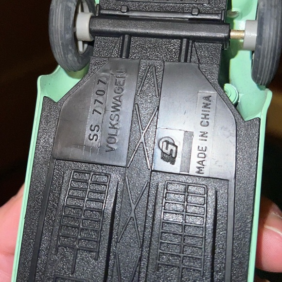 Volkswagon VW 1955 Beetle Vintage Mint Green Doors Open Collectible - Picture 13 of 16